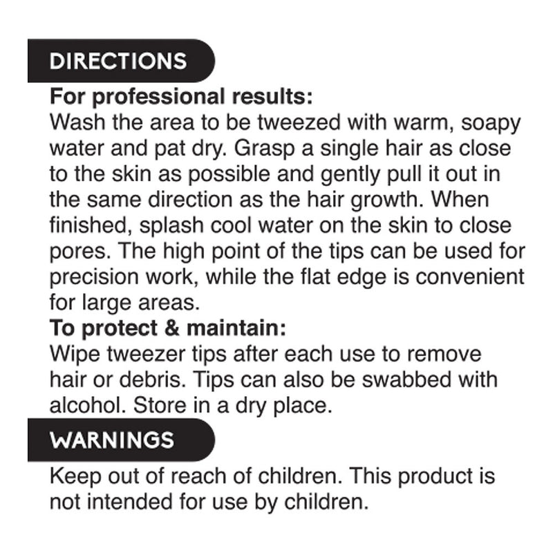 Tweezers Professional Slant Tip, 1 ct, QC95315