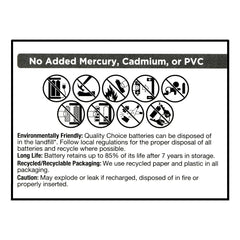 AA Alkaline Batteries, 4 pk, QC99524