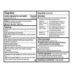 Motion Sickness Relief Tablets, 12 ct, QC99713
