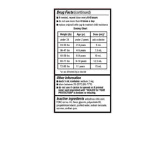 Ibuprofen Children's Oral Suspension, Bubble Gum Flavor, 4 oz, QC99575
