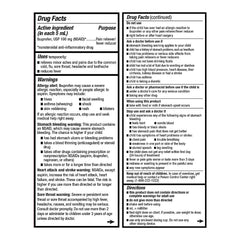 Ibuprofen Children's Suspension, Berry Flavor, 4 oz, QC99578