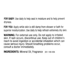 Baby Oil, 20 oz, QC95287