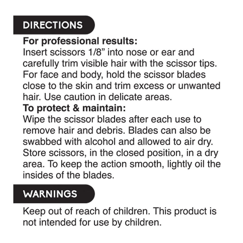 Personal Care Scissors, 1 ct, QC95220