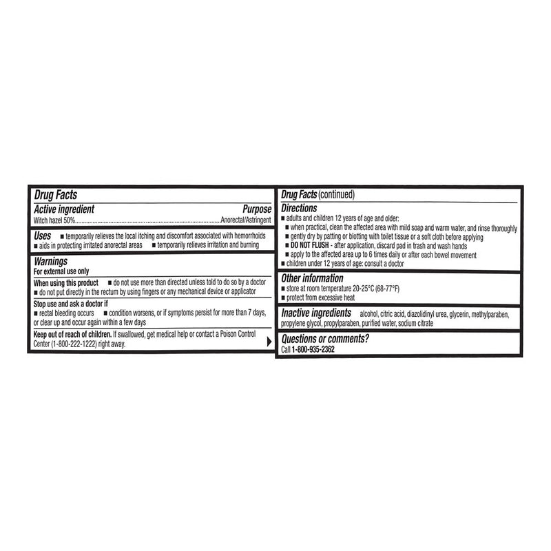 Medicated Cleansing Pads Jar, 100 ct, QC99619