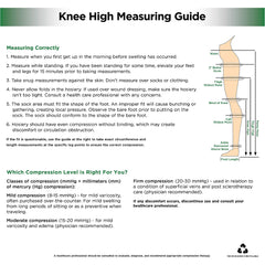 Stocking Knee High Open Toe 30-40mmhg Beige Extra Large, 1 pr, QC96657