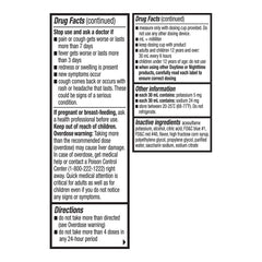 Nighttime Cold & Flu Liquid, Cherry Flavor, 8 oz, QC95336