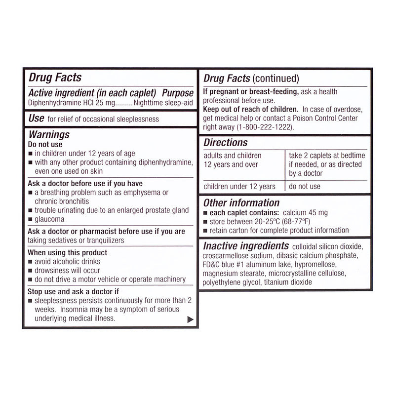 Rest Simply Nighttime Sleep-Aid Caplets, 24 ct, QC95330