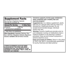 Cinnamon 500 mg Vegetarian Capsules, 90 ct, QC96687