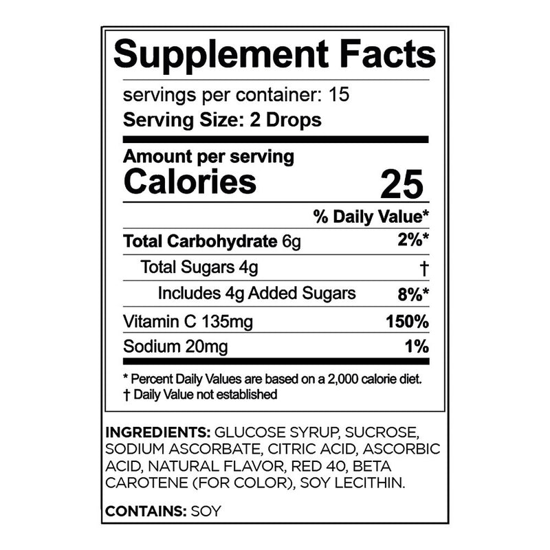 Vitamin C Drops, Citrus Flavor, 30 ct, QC96906