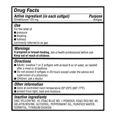 Gas Relief Extra-Strength Softgels, 30 ct, QC95339