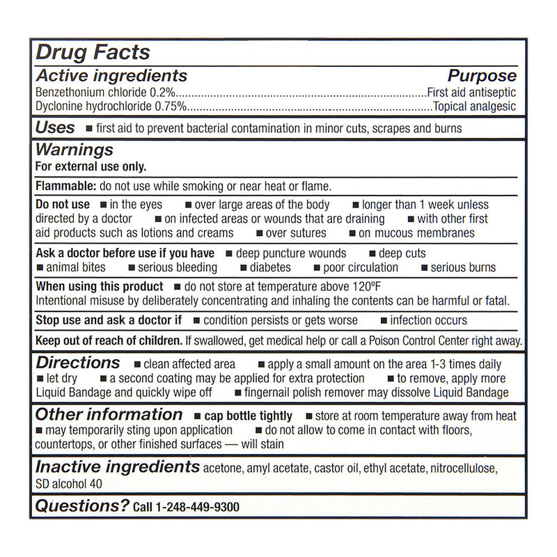 Liquid Bandage, 0.3 oz, QC95896