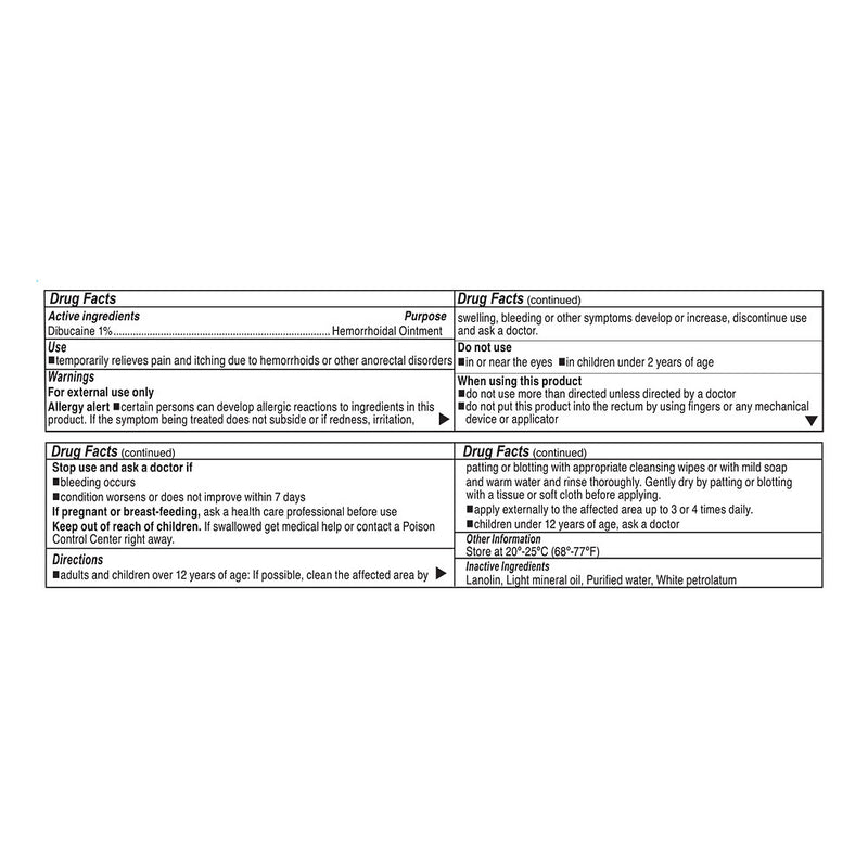 Hemorrhoidal & Topical Analgesic Ointment,1 oz, QC99887