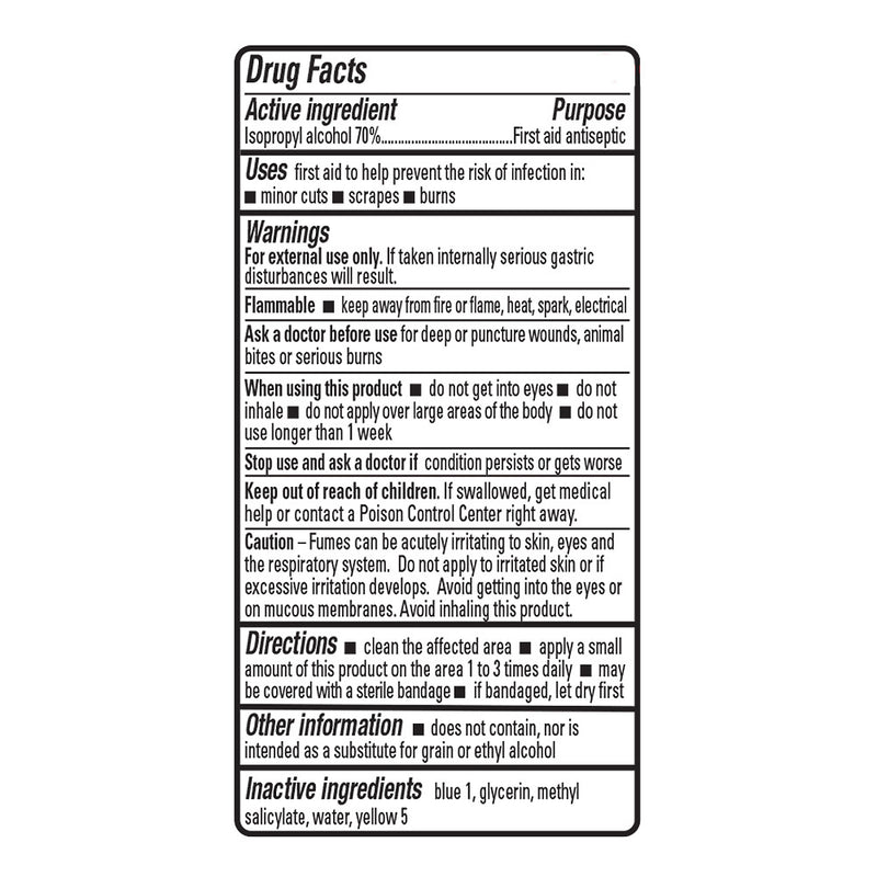 70% Isopropyl Alcohol Wintergreen, 16 oz, QC90882