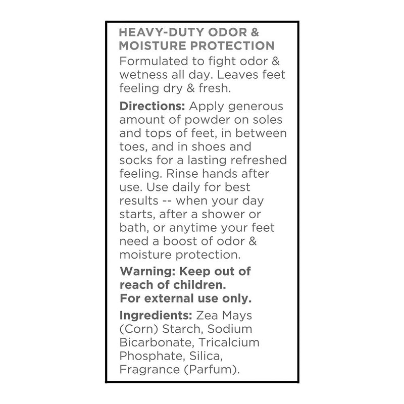Odor-Destroying Foot Powder