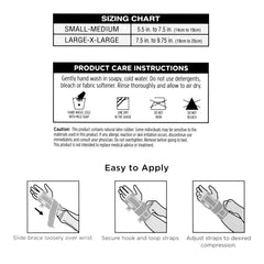 Elastic Reversible Wrist Splint Small/Medium, 1 ct, QC95739