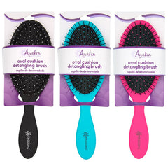 Hair Brush: Oval Detangling Brush with Cushion Paddle, 1 ct QC90039