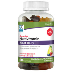 Adult Multivitamin Gummies, Fruit Flavors, 60 ct, QC99314
