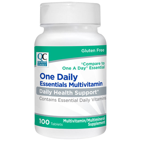 One Daily Essentials Multivitamin Tablets, 100 ct, QC98039