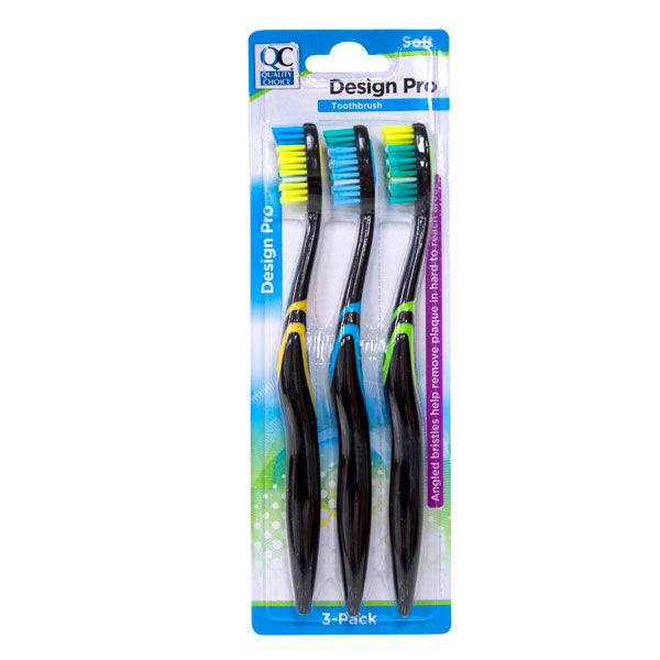 Toothbrush Design Pro Soft, 3 ct, QC99153