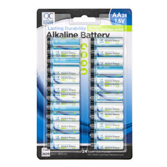 AA Alkaline Batteries, 24 pk, QC99629