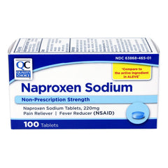 Naproxen Sodium 220 mg Tablets, 100 ct, QC97459