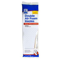 Double Air Foam Insoles, OSFA, 1 pr, QC94651