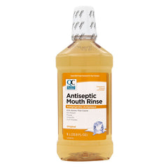 Antiseptic Mouth Rinse, Original Flavor, 33.8 oz, QC99443