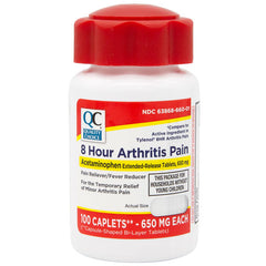 Acetaminophen Arthritis 650 mg Easy-to-Open Caplets, 100 ct, QC94808