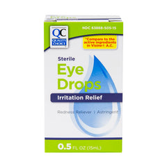 Eye Drops Irritation Relief, 0.5 oz, QC99505