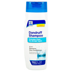 Shampoo: Dandruff 2-in-1 Shampoo plus Conditioner, 13.5 oz, QC95870