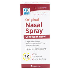 Nasal Relief 12-Hour Decongestant Spray, 1 oz, QC98844