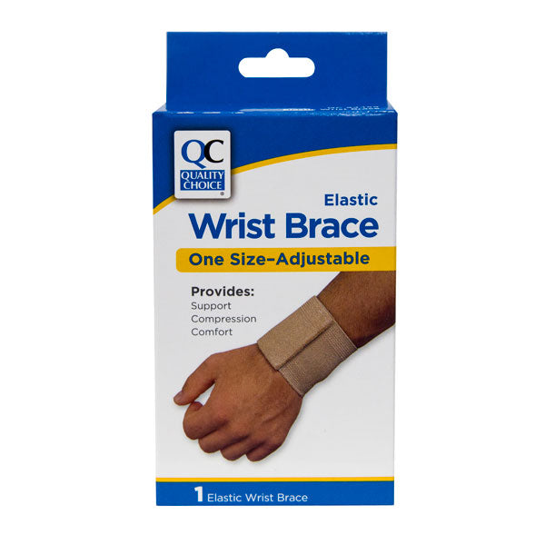 Adjustable Elastic Wrist Brace OSFM, 1 ct, QC94489