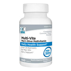 Multi-Vite Men's 50+ Multivitamin Tablets, 100 ct, QC99143