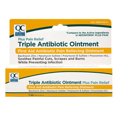 Triple Antibiotic Max-Strength Ointment plus Pain Relief, 1 oz, QC94594