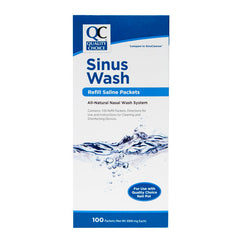 Saline Sinus Wash Packets Refill, 100 ct, QC99182