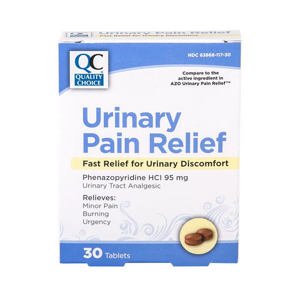 Urinary Pain Relief Tablets, 30 ct, QC97060