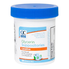 Glycerin Infant Suppositories, 25 ct, QC98239