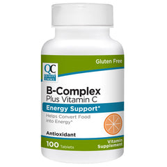Vitamin B Complex plus C Tablets, 100 ct, QC90168