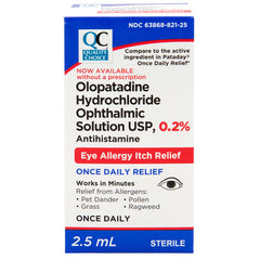 Olopatadine 0.2% Once Daily Drops, 2.5 ml, QC99823