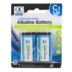 C Alkaline Batteries, 2 pk, QC99526