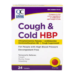 Cough & Cold HBP Tablets, 24 ct, QC99585