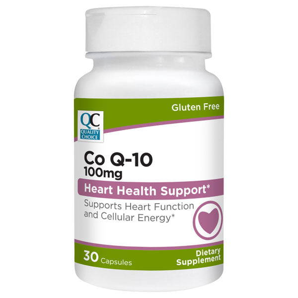 CoQ-10 100 mg Capsules, 30 ct, QC95998