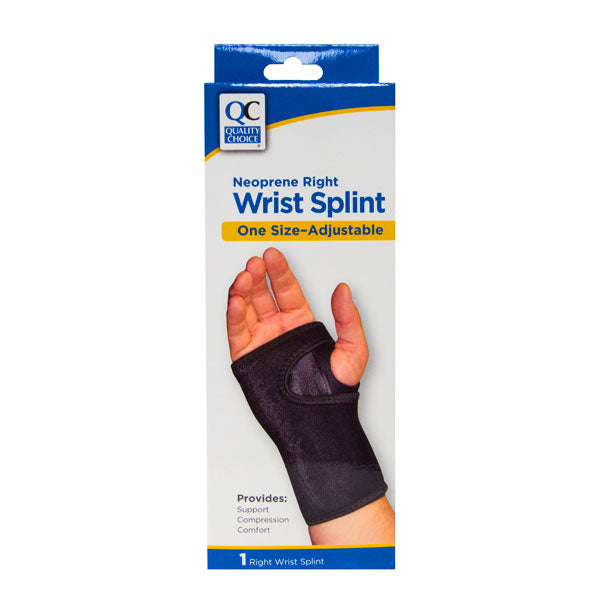 Neoprene Right Wrist Splint OSFM, 1 ct, QC96778