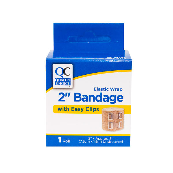 Elastic Bandage with Clips 2", 1 ct, QC94504