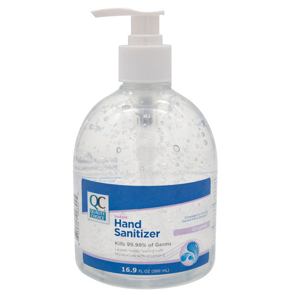 Hand Sanitizer Original 70% with Pump, 16.9 oz, QC99844