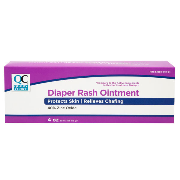 Diaper Rash Ointment, 4 oz, QC98727