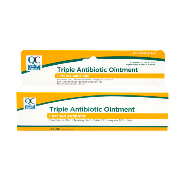 Triple Antibiotic Ointment, 0.5 oz, QC99196