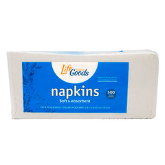 LifeGoods Napkins, 500 ct, QC60029