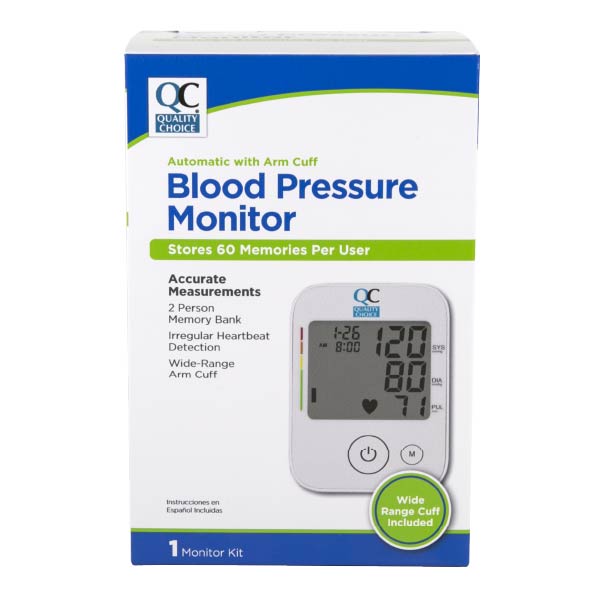 Blood Pressure Monitor Automatic Arm, 1 ct, QC99560