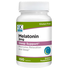 Melatonin 3 mg Tablets, 100 ct, QC99865